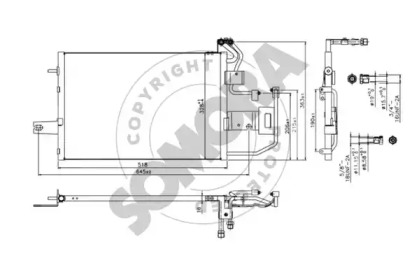 Конденсатор, кондиционер SOMORA 290160