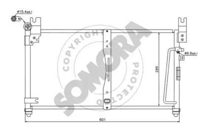 Конденсатор, кондиционер SOMORA 302060