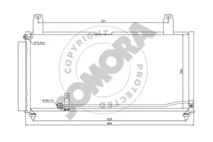 Конденсатор, кондиционер SOMORA 303060