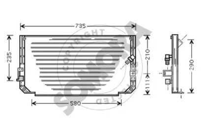 Конденсатор, кондиционер SOMORA 314260A