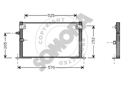 Конденсатор, кондиционер SOMORA 318760