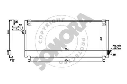 Конденсатор, кондиционер SOMORA 331060A
