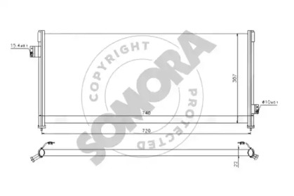 Конденсатор, кондиционер SOMORA 332160A