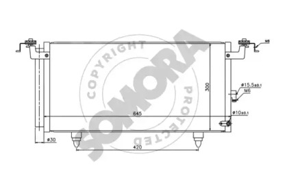 Конденсатор, кондиционер SOMORA 332460