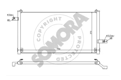 Конденсатор, кондиционер SOMORA 333160A