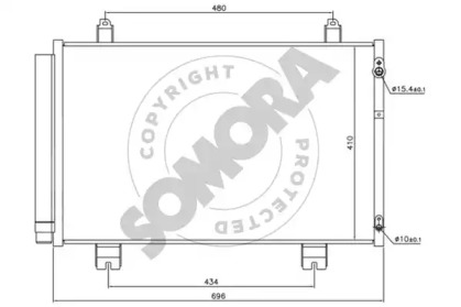 Конденсатор, кондиционер SOMORA 373360