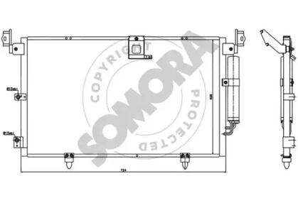 Конденсатор, кондиционер SOMORA 374060