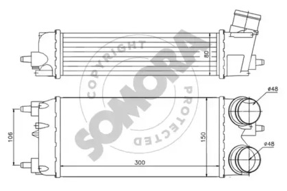 Интеркулер SOMORA 092745A