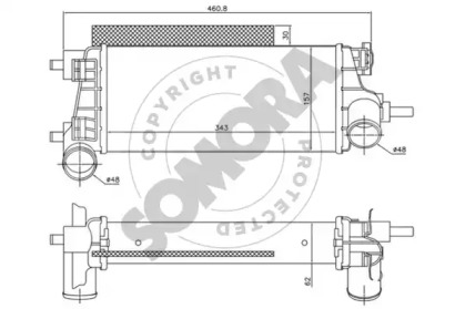 Интеркулер SOMORA 096245B