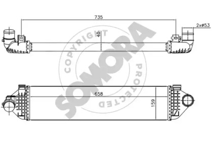 Интеркулер SOMORA 097245A