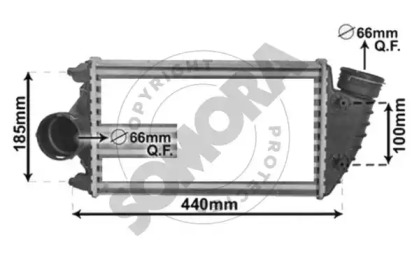 Интеркулер SOMORA 231145R