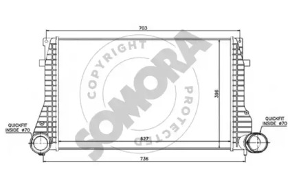 Интеркулер SOMORA 350945D
