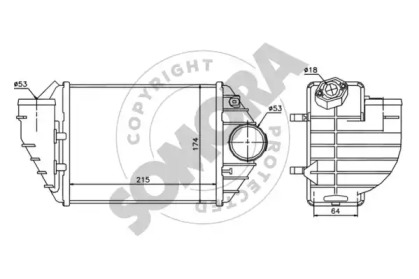 Интеркулер SOMORA 352245L
