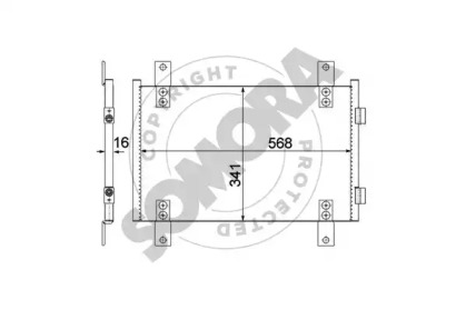Конденсатор, кондиционер SOMORA 084160A