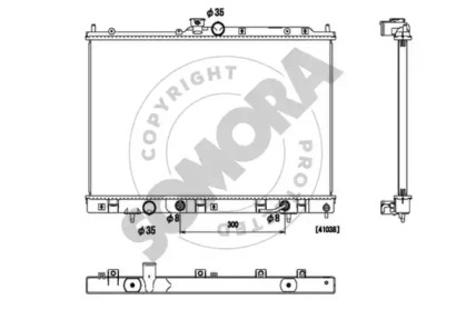 Радиатор, охлаждение двигателя SOMORA 184440B
