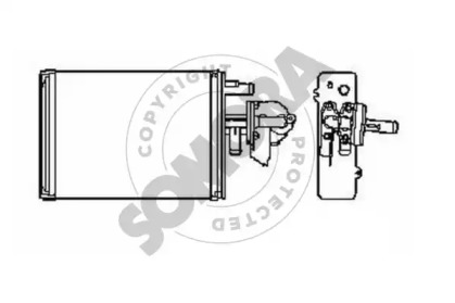 Теплообменник, отопление салона SOMORA 084050B