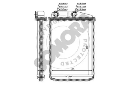 Теплообменник, отопление салона SOMORA 084250