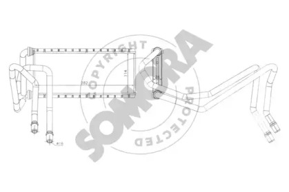 Теплообменник, отопление салона SOMORA 151350