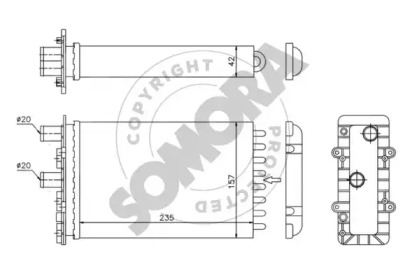 Теплообменник SOMORA 354050
