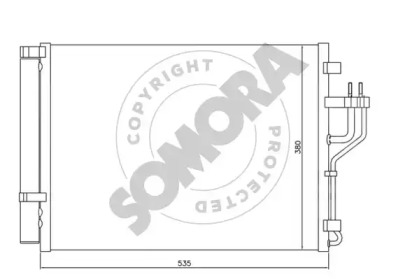 Конденсатор, кондиционер SOMORA 136660C