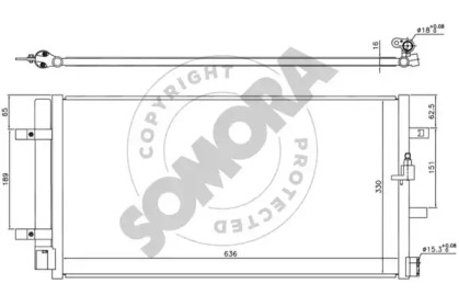 Конденсатор, кондиционер SOMORA 021760A
