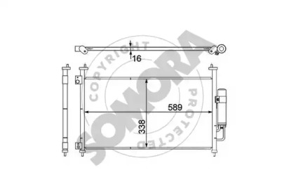 Конденсатор, кондиционер SOMORA 123360