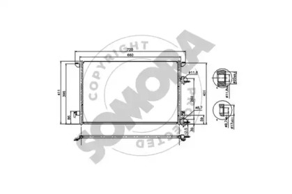 Конденсатор, кондиционер SOMORA 271360