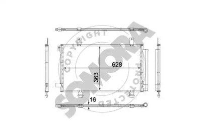 Конденсатор, кондиционер SOMORA 306060