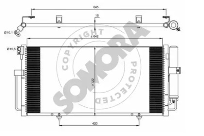 Конденсатор, кондиционер SOMORA 331160