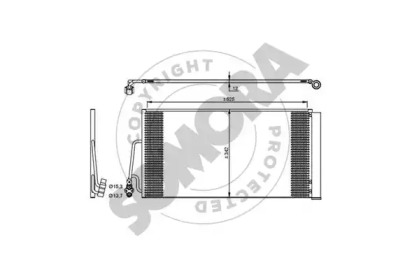 Конденсатор, кондиционер SOMORA 040160