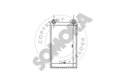 Теплообменник, отопление салона SOMORA 021550