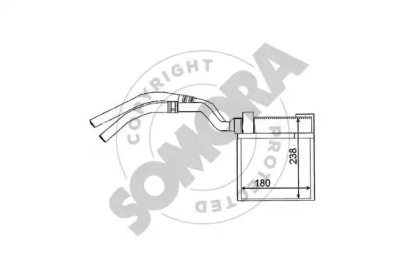 Теплообменник, отопление салона SOMORA 162850