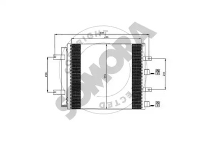 Конденсатор, кондиционер SOMORA 155060