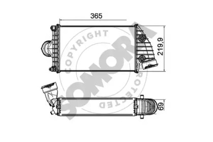Интеркулер SOMORA 231045R