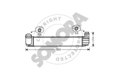 Интеркулер SOMORA 243445A