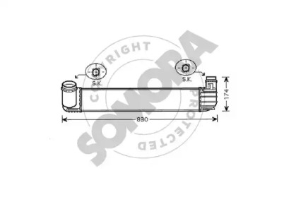 Теплообменник SOMORA 243445B