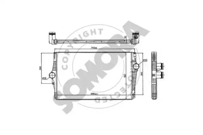 Интеркулер SOMORA 364045