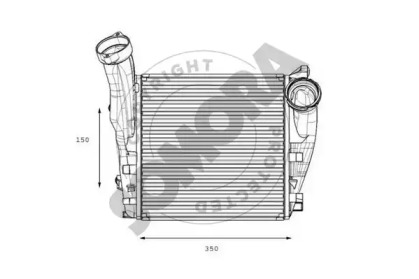 Интеркулер SOMORA 358545AL