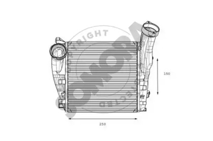 Интеркулер SOMORA 358545AR