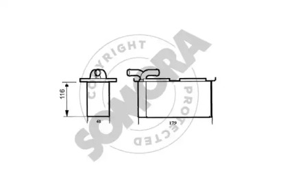 Интеркулер SOMORA 351045G