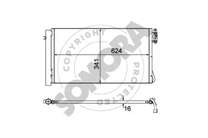 Конденсатор, кондиционер SOMORA 040760A