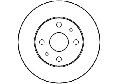 Тормозной диск NATIONAL NBD509
