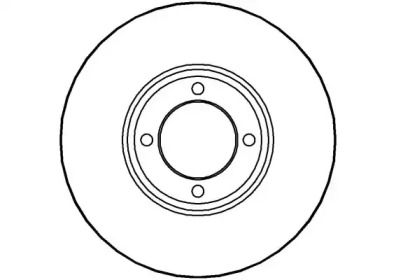 Тормозной диск NATIONAL NBD007