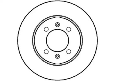Тормозной диск NATIONAL NBD019