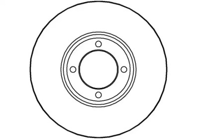 Тормозной диск NATIONAL NBD024