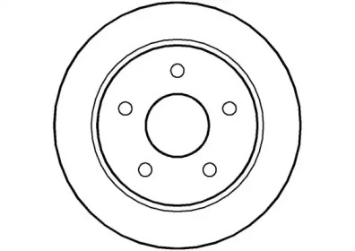Тормозной диск NATIONAL NBD072