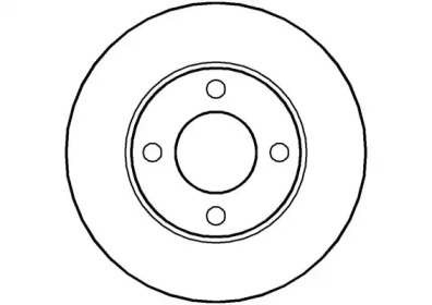 Тормозной диск NATIONAL NBD036