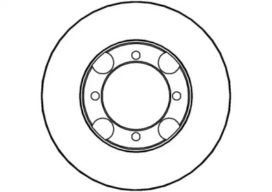 Тормозной диск NATIONAL NBD589