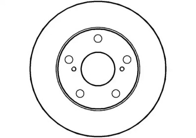 Тормозной диск NATIONAL NBD608