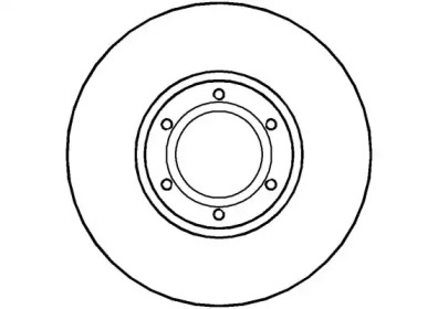 Тормозной диск NATIONAL NBD1001